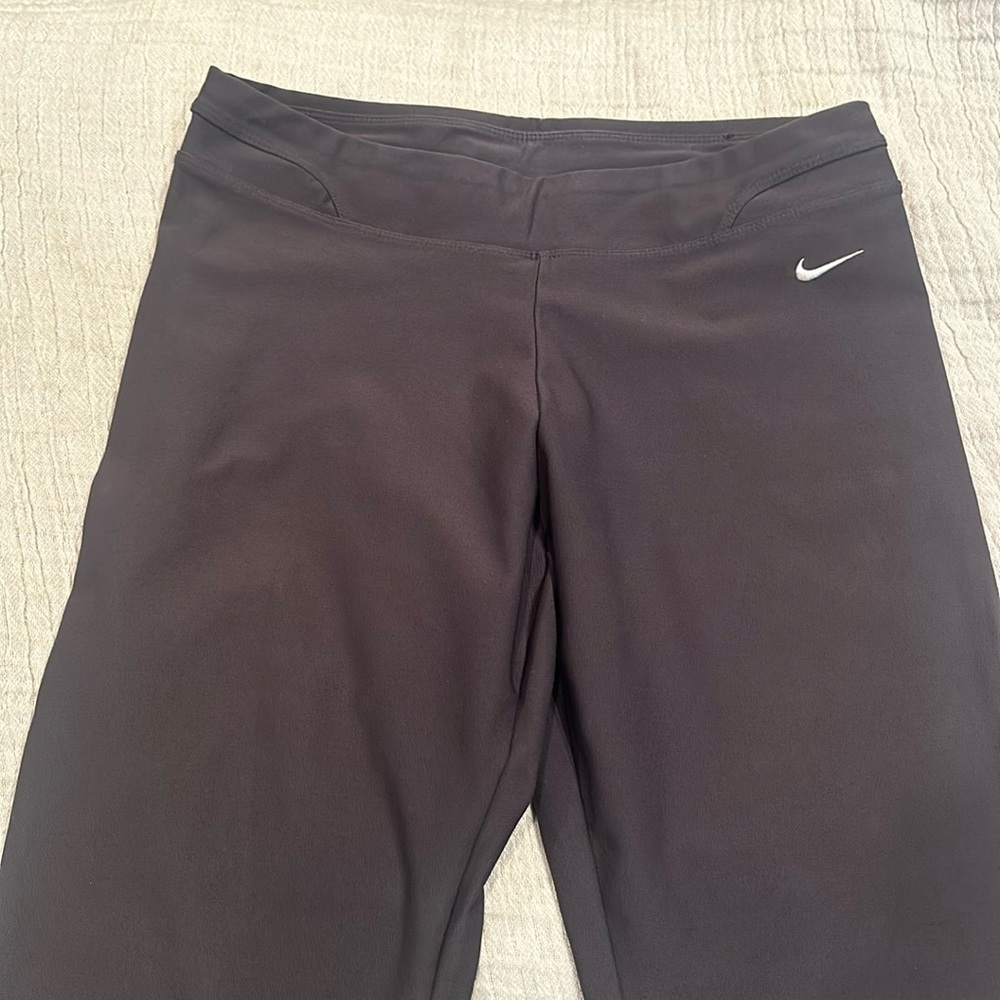Nike wide leg gray yoga pants. Never worn